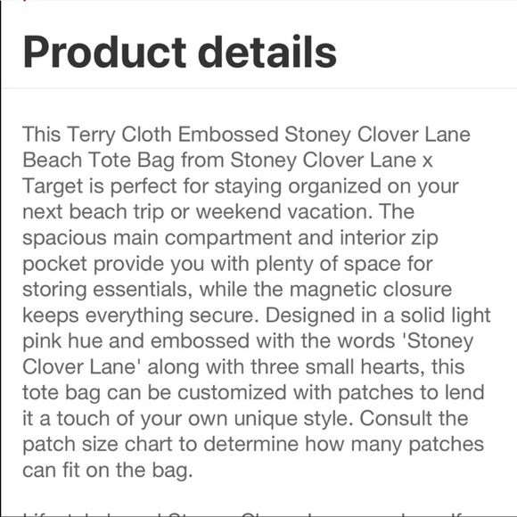 Stony Clover Lane x Target Pink Duffel Bag - Picture 4 of 10
